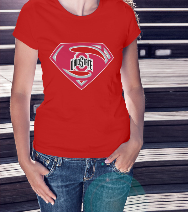Ohio State Logo Red Shield T-Shirt