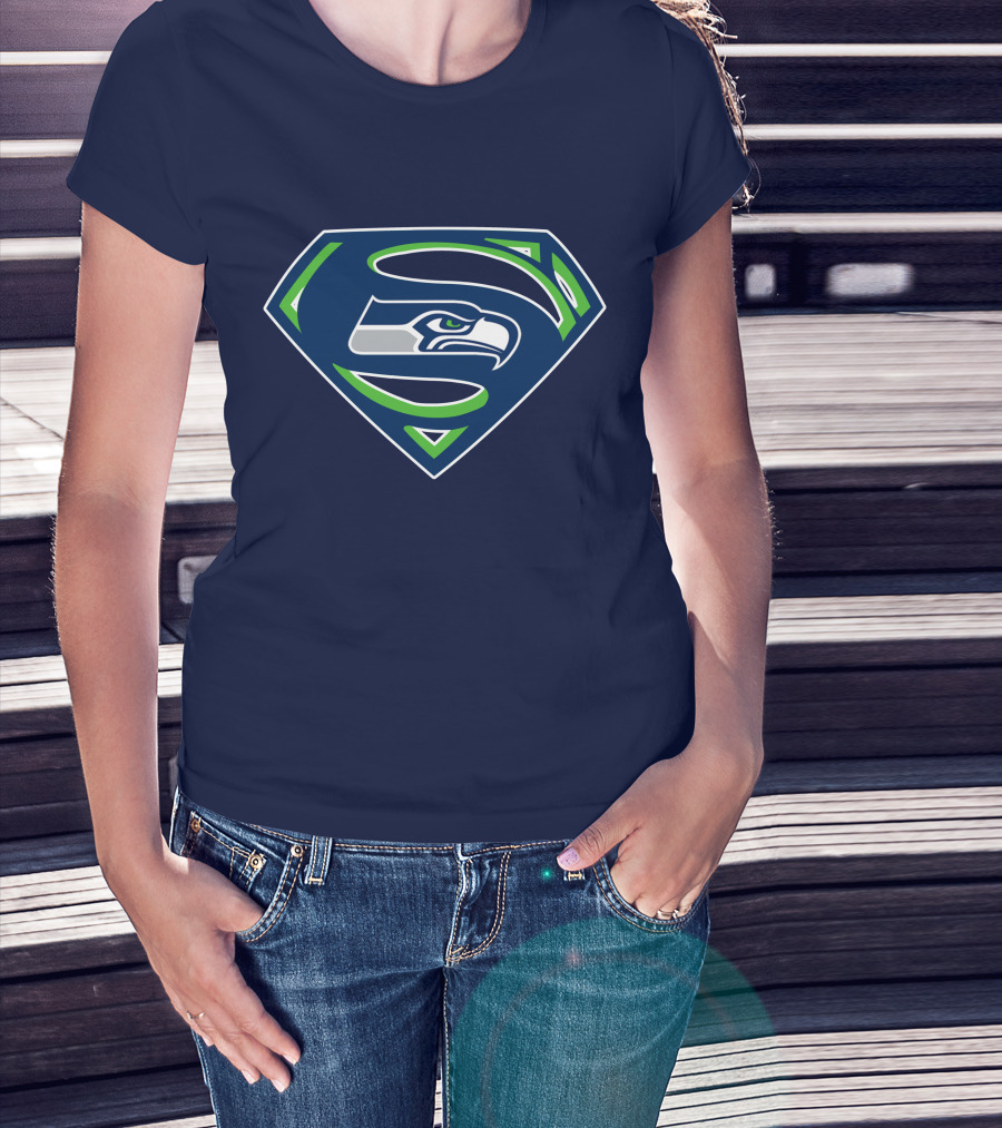 Seattle Seahawks Super Symbol Combination T-Shirt