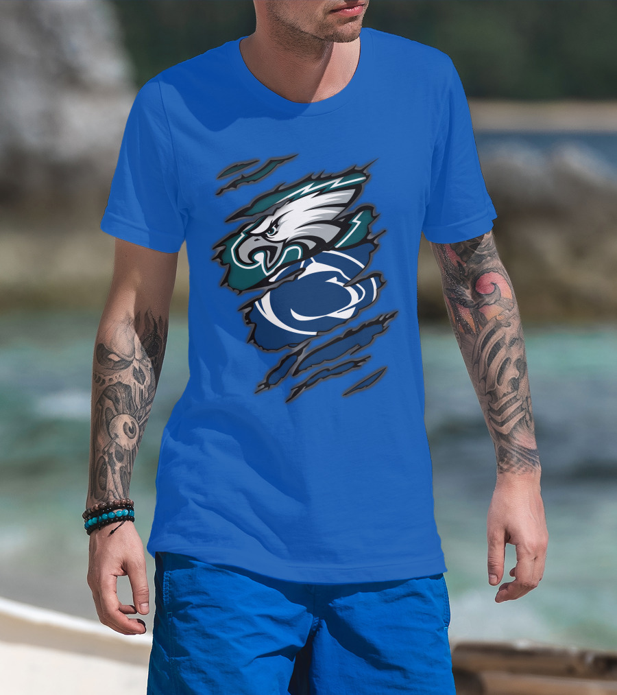 Eagles Penn State Logo Claw T-Shirt