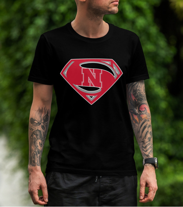 Nebraska Huskers Superman T-Shirt