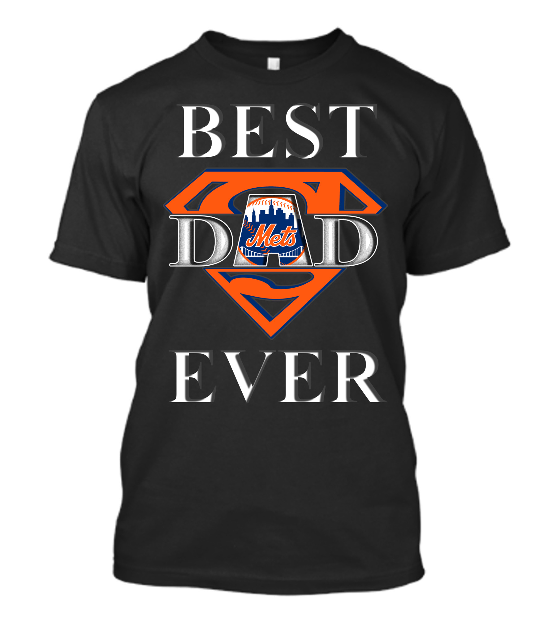 BEST DAD EVER Mets Superman T-Shirt