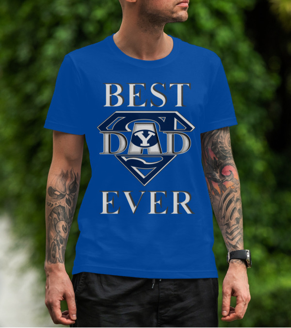 BYU Cougars Best Dad Ever Super Dad T-Shirt