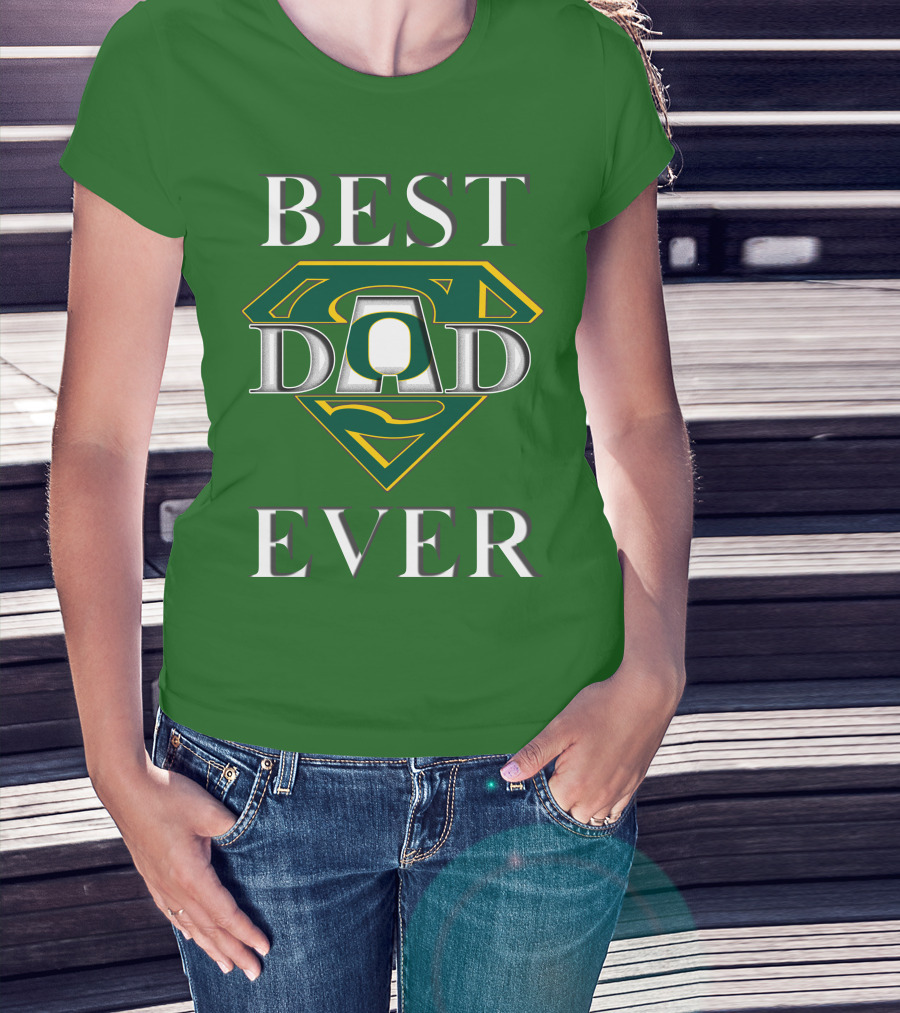 Best Dad Ever Oregon Ducks Super Dad T-Shirt
