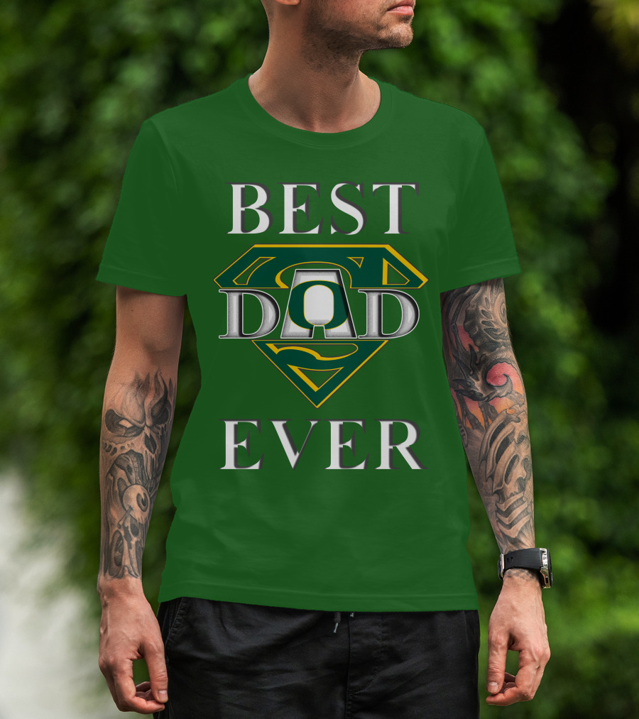 Best Dad Ever Oregon Ducks Super Dad T-Shirt