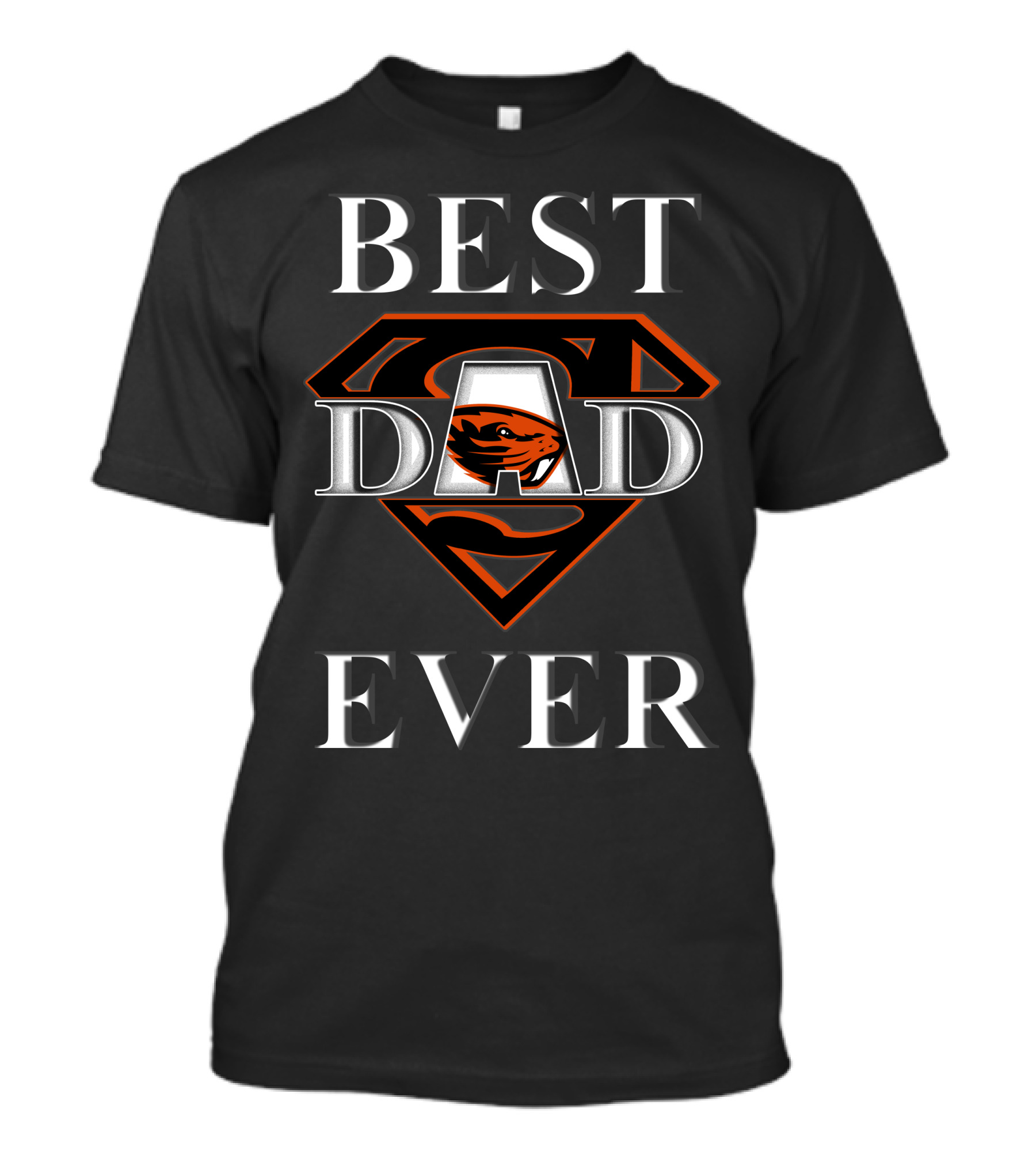 Best Dad Ever Oregon State Beavers Super Dad T-Shirt