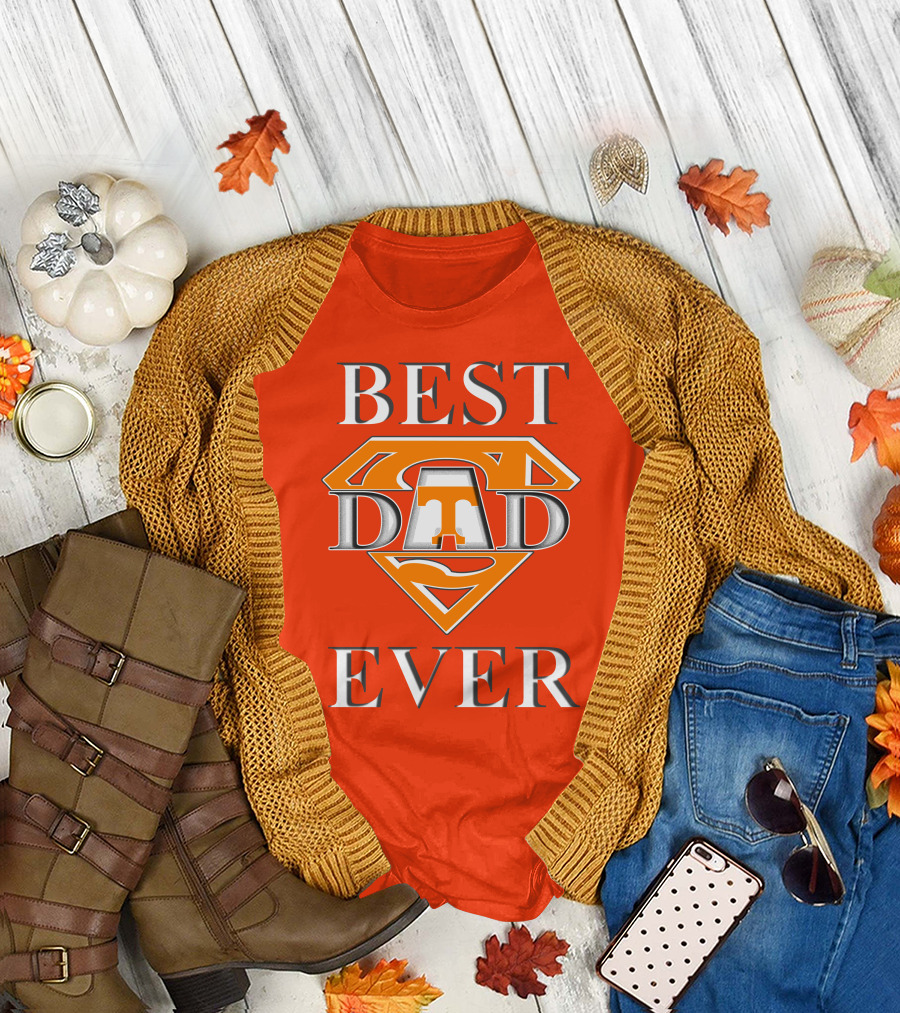 Tennessee Volunteers Best Dad Ever Super T T-Shirt