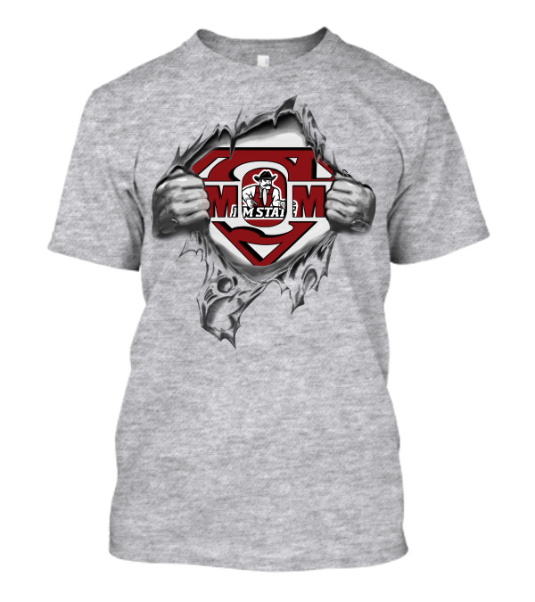 New Mexico State Aggies Super M State Logo Emblem T-Shirt
