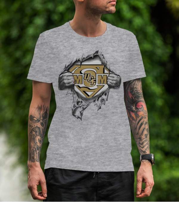 UCF Knights Superman Logo Chest Tear T-Shirt