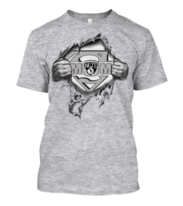 Brooklyn Nets Super Mom T-Shirt