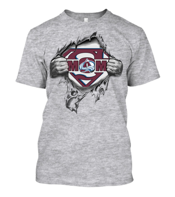 Colorado Avalanche Super Mom Logo Unveiled T-Shirt