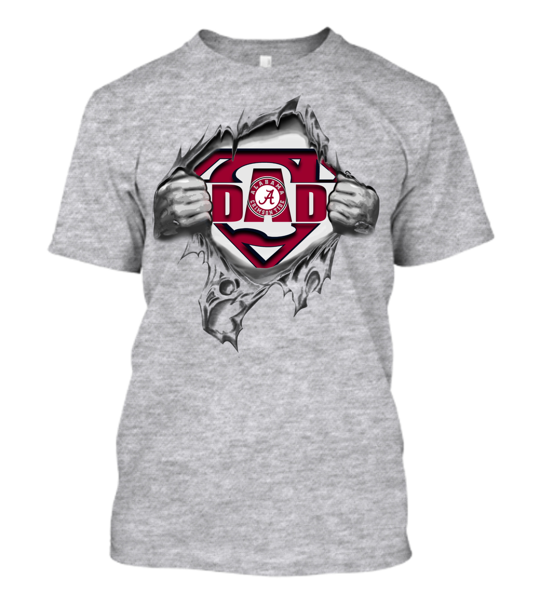 Alabama Crimson Tide Roll Tide DAD Super T-Shirt