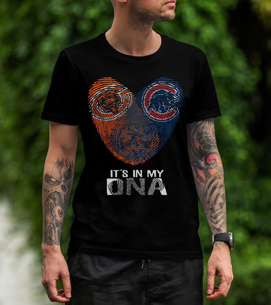 Bears Cubs Logos It's In My DNA T-Shirt