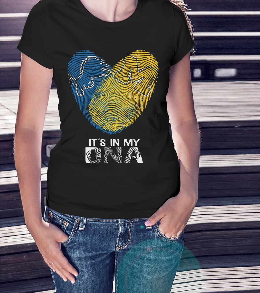 Lions Michigan M It's In My DNA T-Shirt