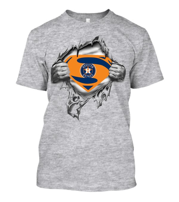 Houston Astros Superman Logo Reveal T-Shirt