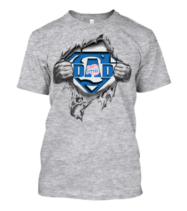 Clippers Super Dad Hero T-Shirt