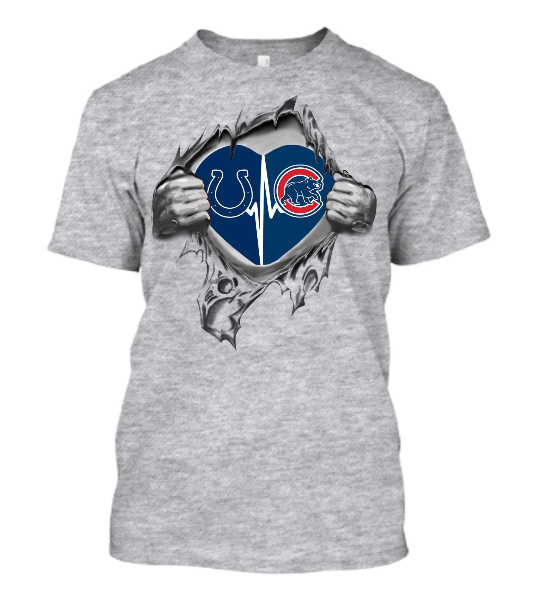 Colts Cubs Heartbeat Passion In My Heart T-Shirt
