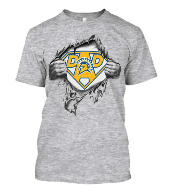 San Jose State Spartans Super Dad Hero Shield T-Shirt