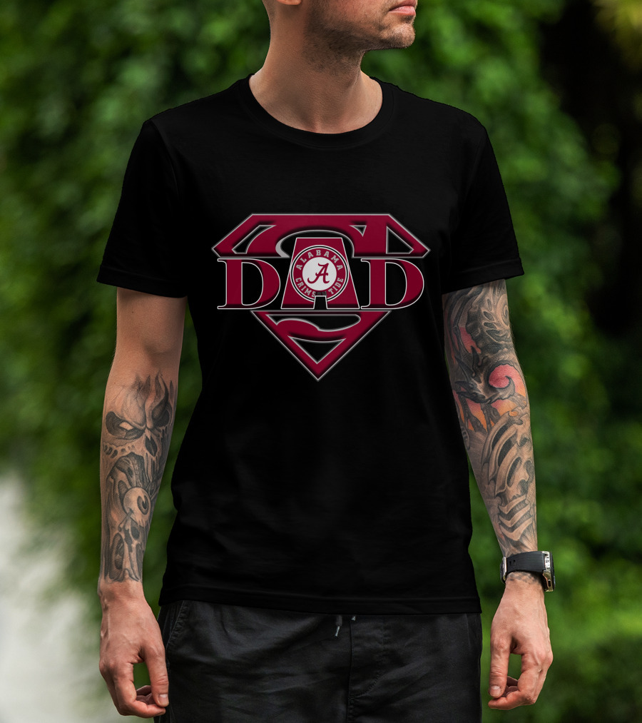 Alabama Crimson Tide Super Dad Icon T-Shirt