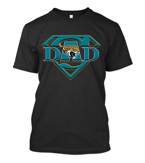 Jacksonville Jaguars Super Dad Logo Badge T-Shirt