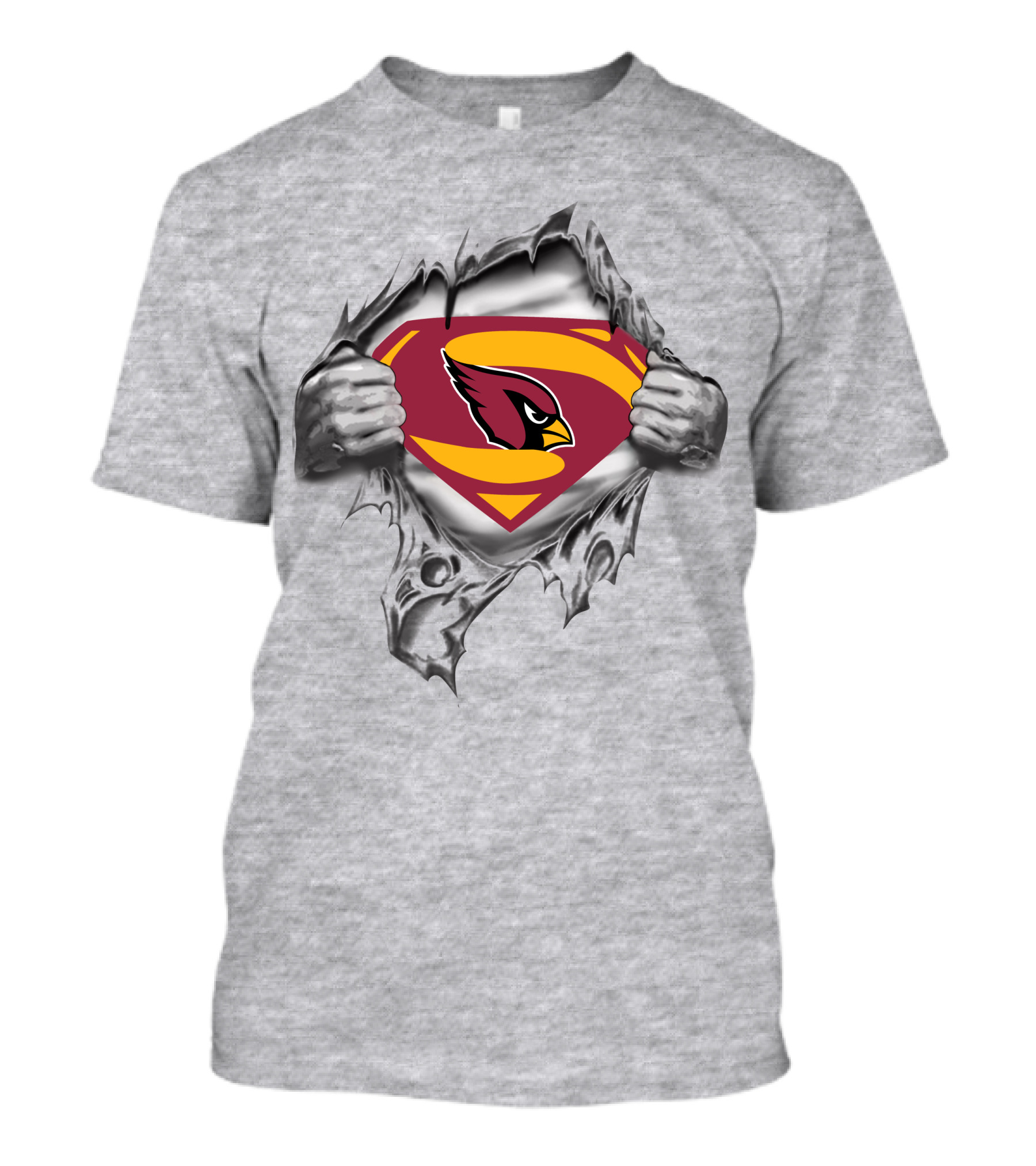 Cardinals Superhero Symbol Fusion T-Shirt