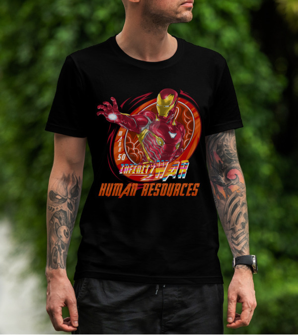 Mark 50 Infinity War Iron Man Human Resources T-Shirt