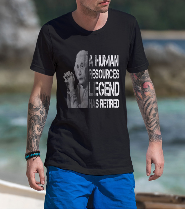 Human Resources Legend Has Retired Iconic Reflection T-Shirt