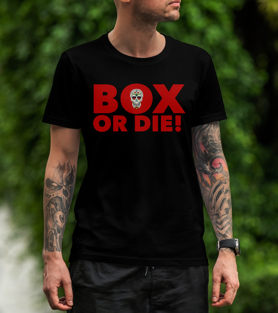 Box Or Die Sugar Skull T-Shirt