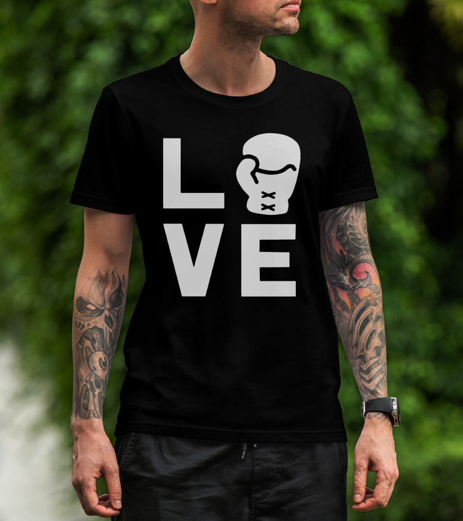 Love Boxing Glove Cool Boxer Iconic Sports T-Shirt