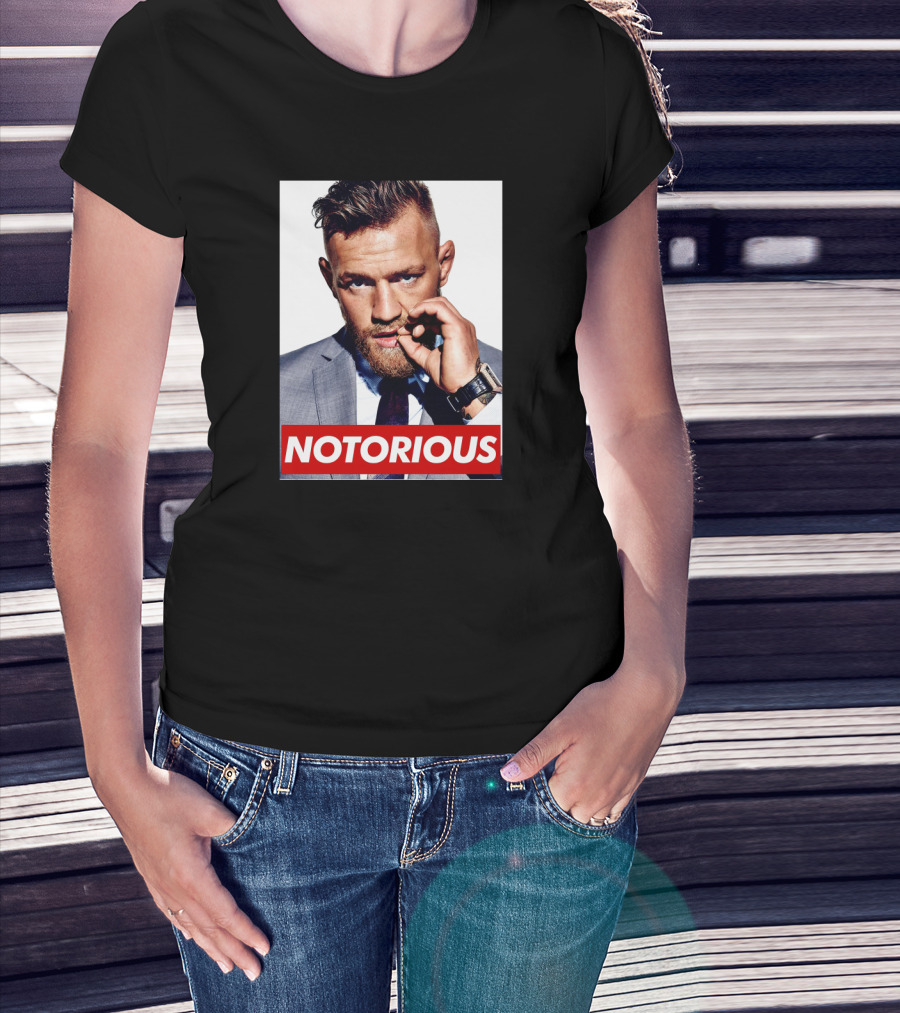 Notorious Conor Mcgregor Iconic Style Suited T-Shirt