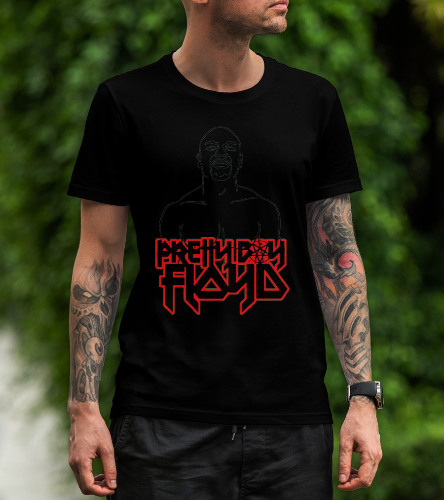 Pretty Boy Floyd Boxing Legend Outline T-Shirt