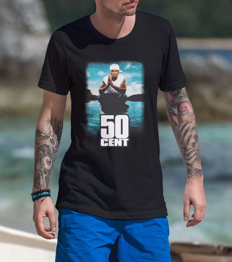 Cent Iconic Album Cover With Praying Pose And Sky T-Shirt