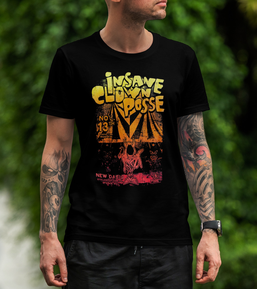 Insane Clown Posse No. 13Th Concert Show New Oasis Sparks Nv T-Shirt