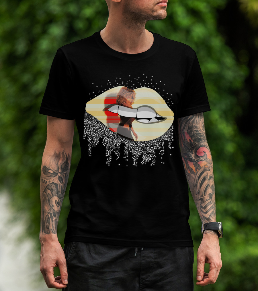 Tina Turner Lips Iconic Performance T-Shirt