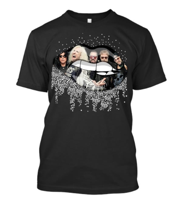 Twisted Sister Band Rock Legend Lips Glam T-Shirt