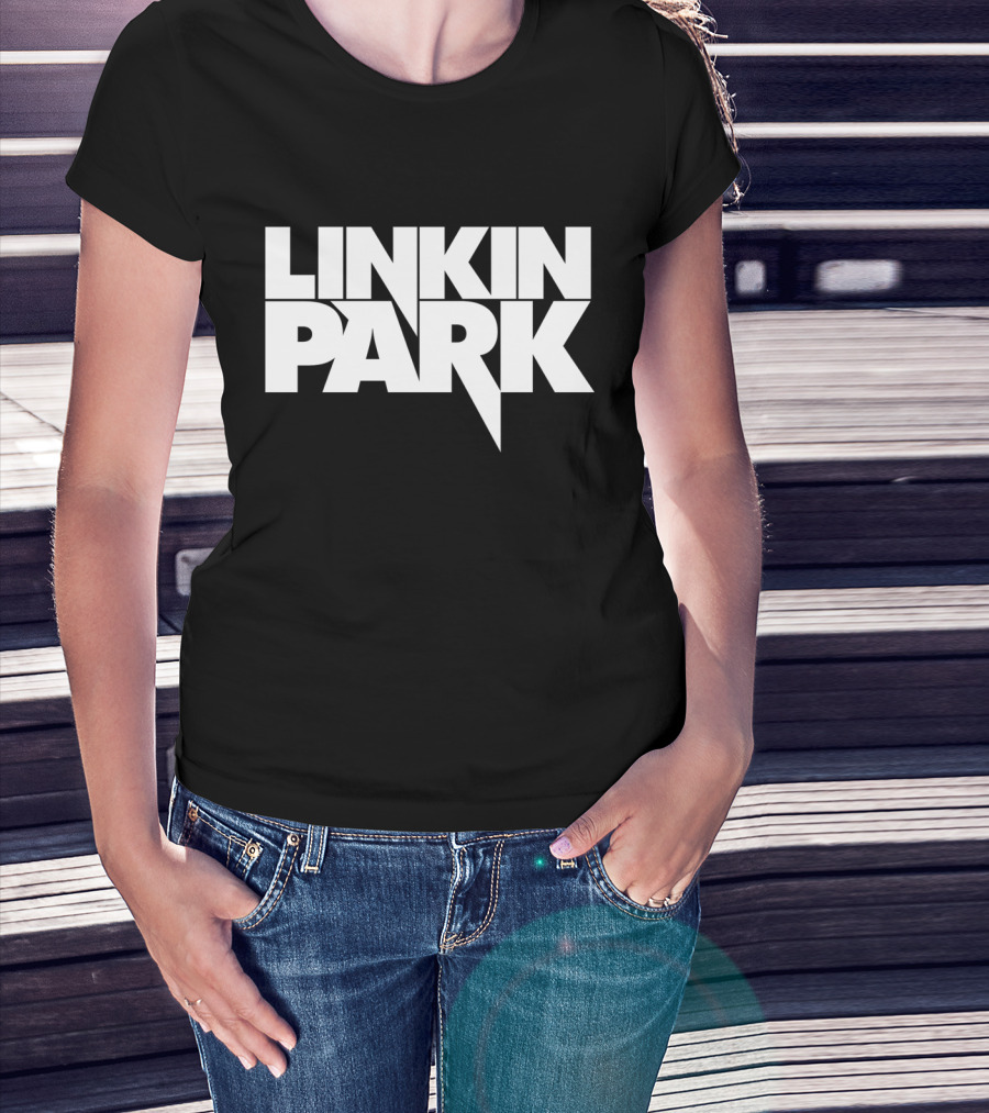 Linkin Park Logo Rock Band Black T-Shirt