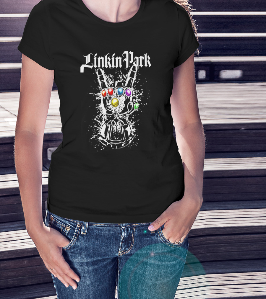 Linkin Park Infinity Gauntlet Rock Band Crossover T-Shirt