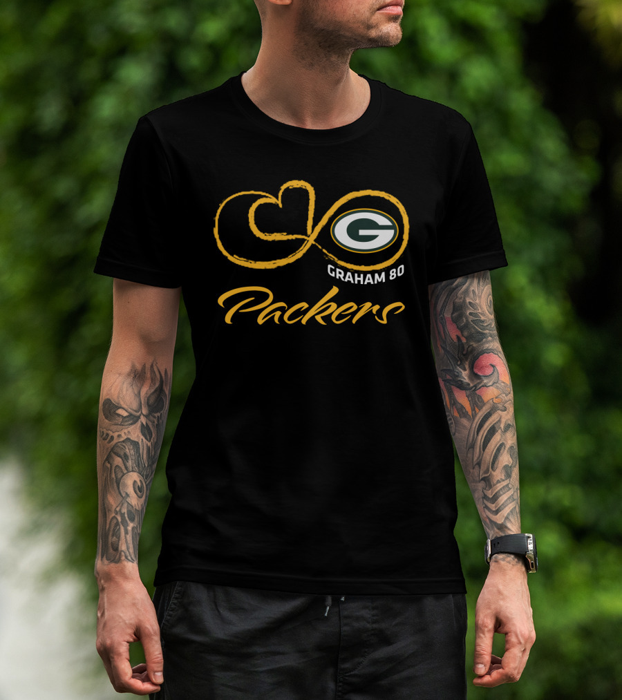 Graham 80 Green Bay Packers Infinity T-Shirt