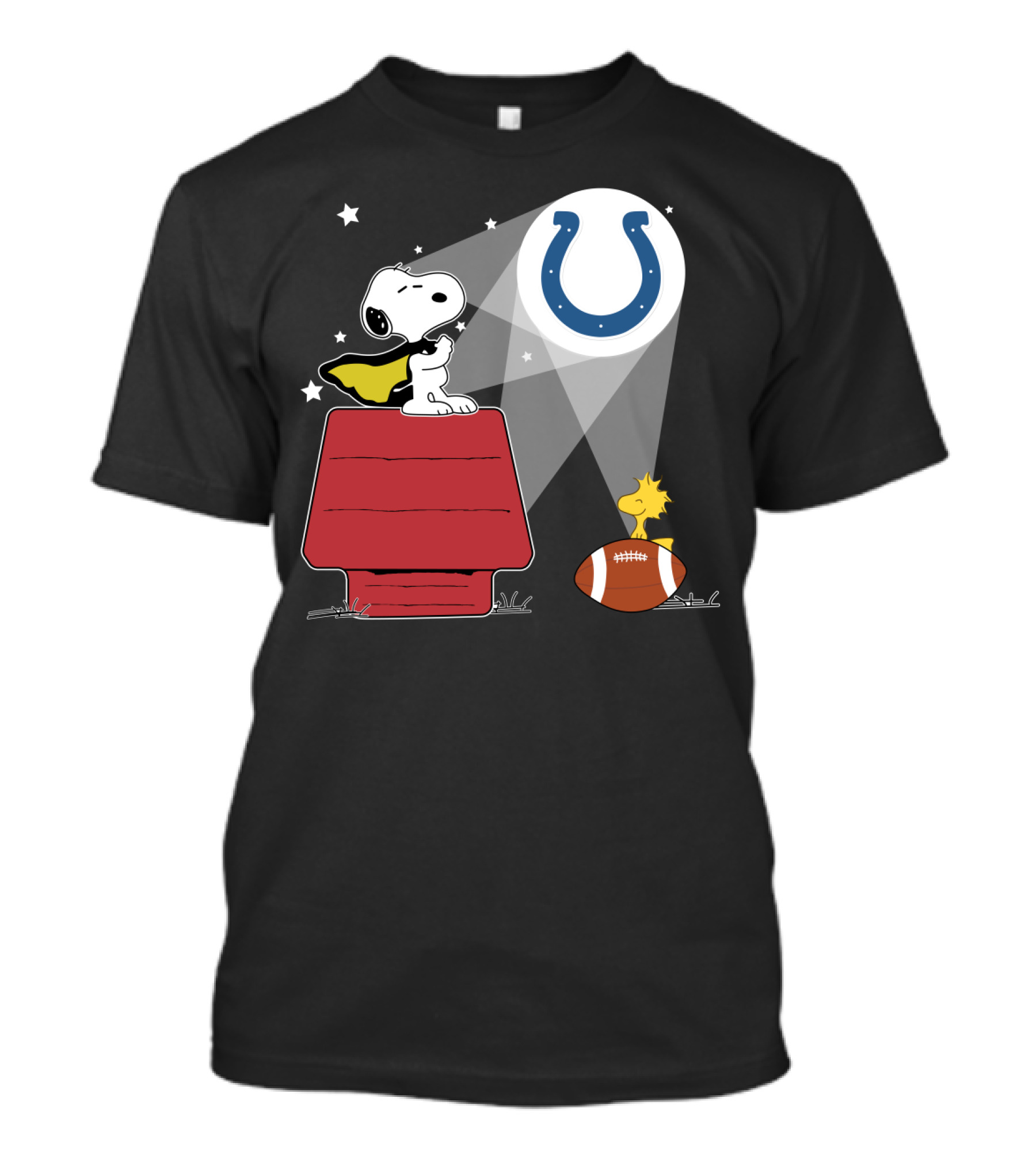 Indianapolis Colts Snoopy And Woodstock Football T-Shirt