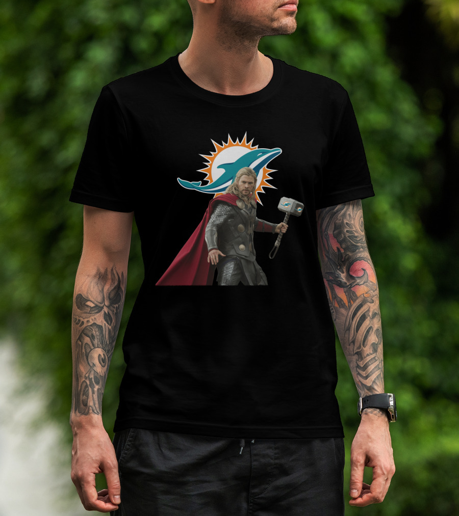 Miami Dolphins Thor Crossover T-Shirt