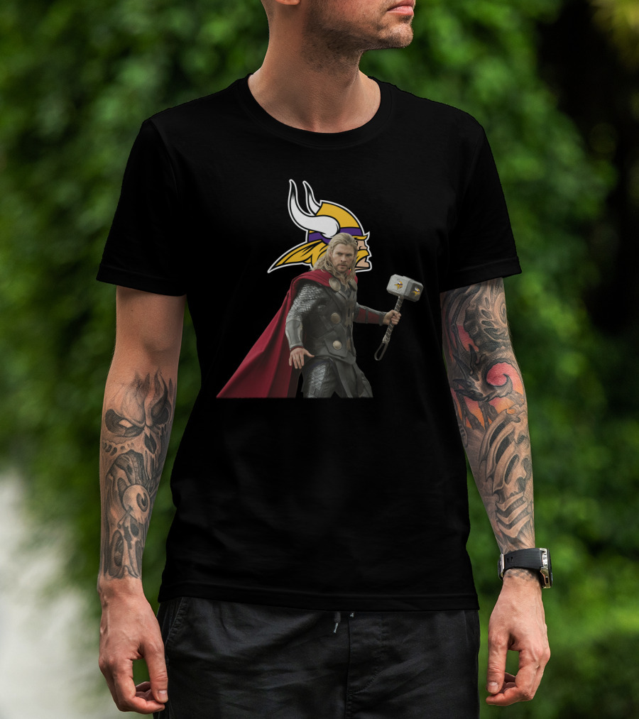 Minnesota Vikings Thor Mashup T-Shirt