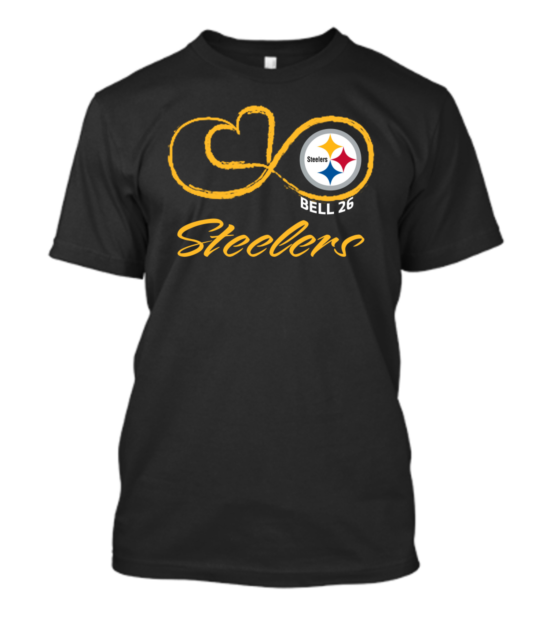 Steelers Bell 26 Infinity Pittsburgh T-Shirt