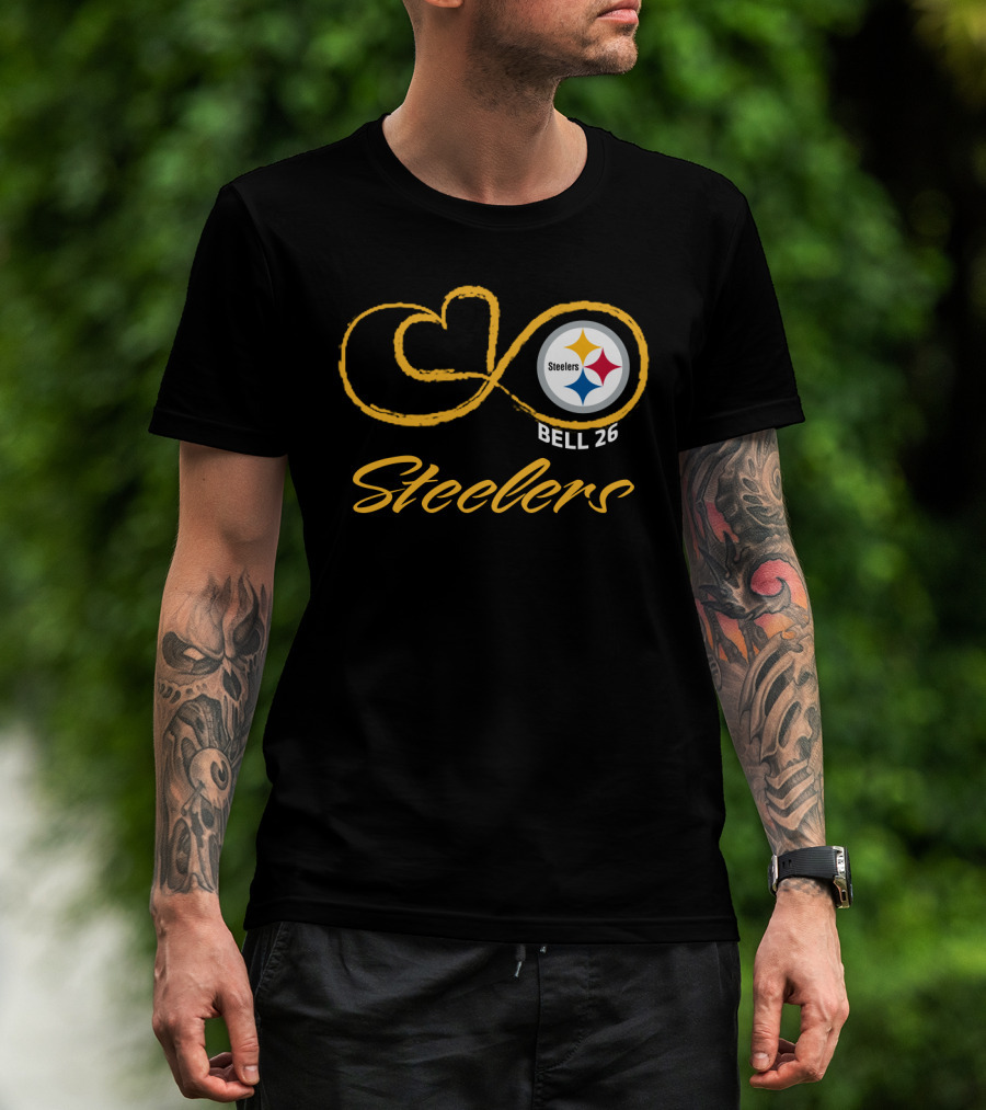 Steelers Bell 26 Infinity Pittsburgh T-Shirt