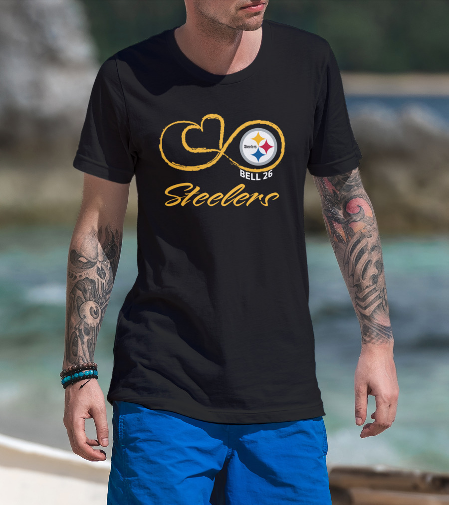 Steelers Bell 26 Infinity Pittsburgh T-Shirt