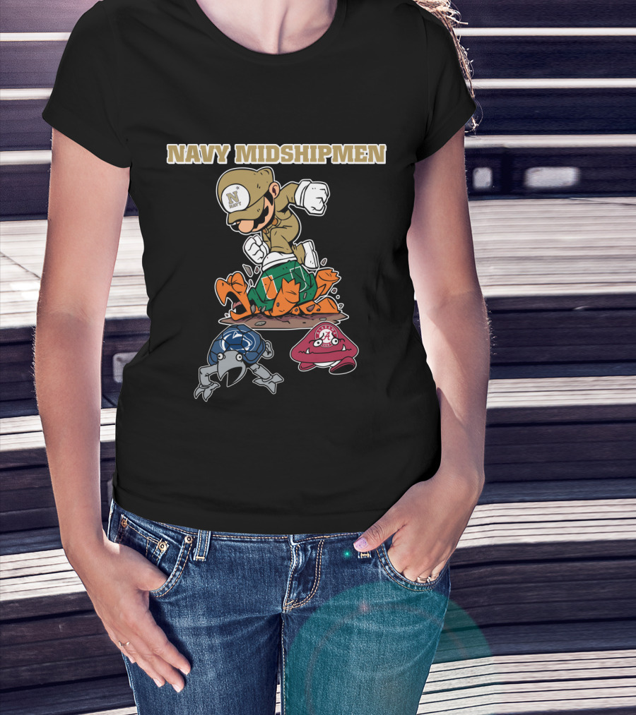 Navy Midshipmen Football Beat Army Alabama Bowl T-Shirt