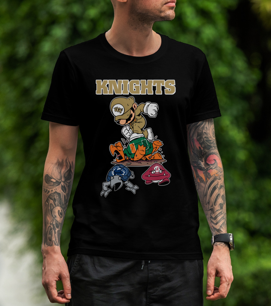 Ucf Knights Football Rivalries Featuring Defeated Mascots T-Shirt