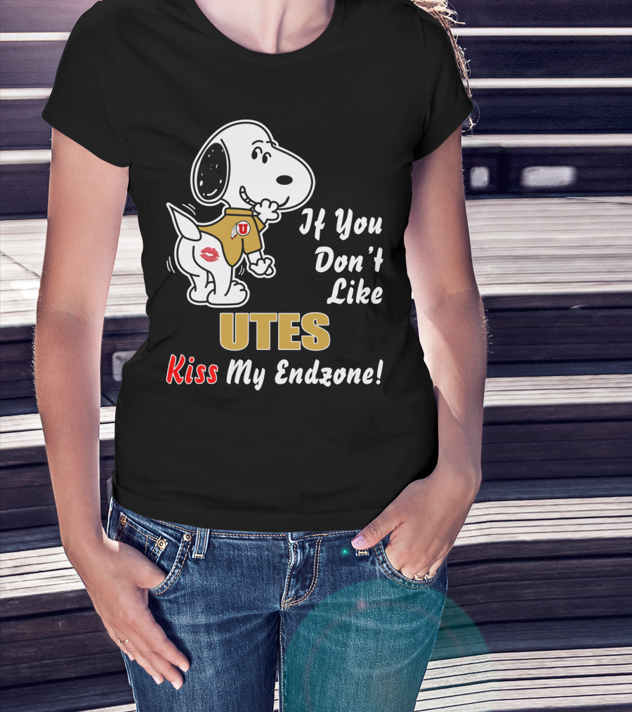 If You Don't Like Utes Kiss My Endzone T-Shirt