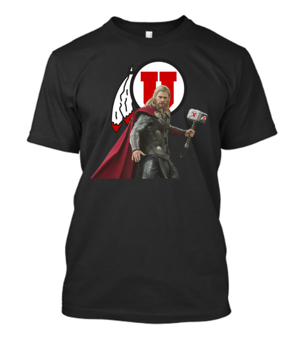 Utah Football U Thor Mjolnir T-Shirt