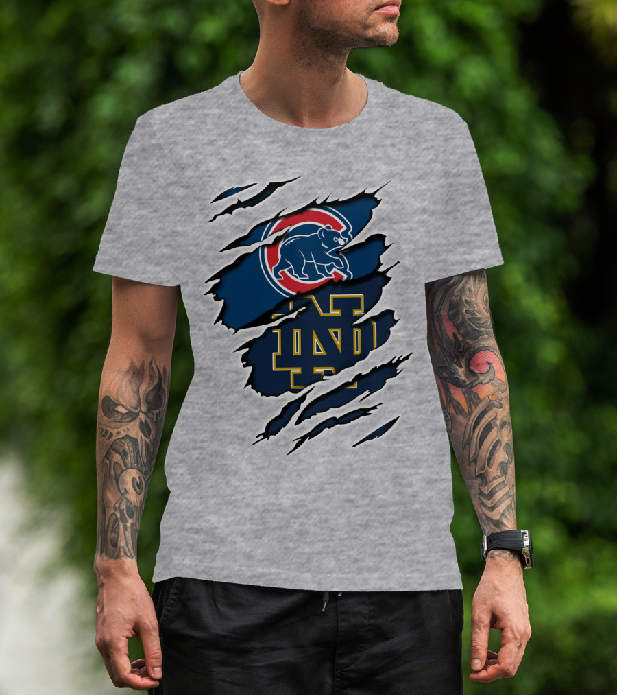 Cubs Notre Dame Rip T-Shirt