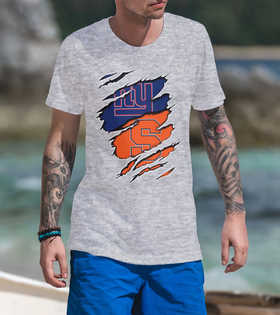 New York Giants Syracuse Orange Mashup T-Shirt