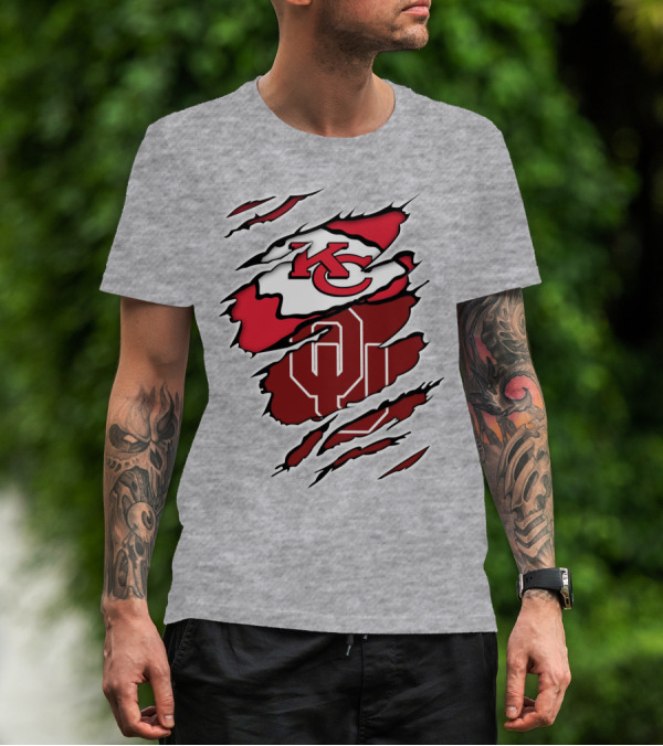 KC Chiefs Oklahoma Sooners T-Shirt
